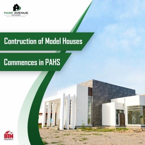 CONSTRUCTION OF MODEL HOUSES COMMENCES IN PARK AVENUE HOUSING SOCIETY