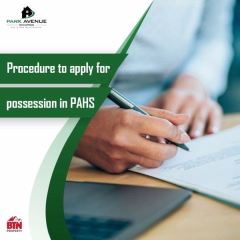 Procedure to apply for the possession in PAHS