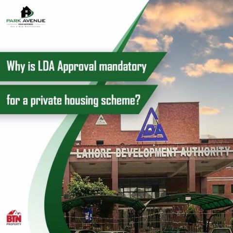 Why is LDA approval mandatory for a private housing project?