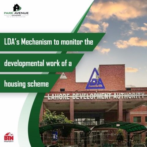 LDA'S MECHANISM TO MONITOR THE DEVELOPMENTAL WORK OF A HOUSING SCHEME