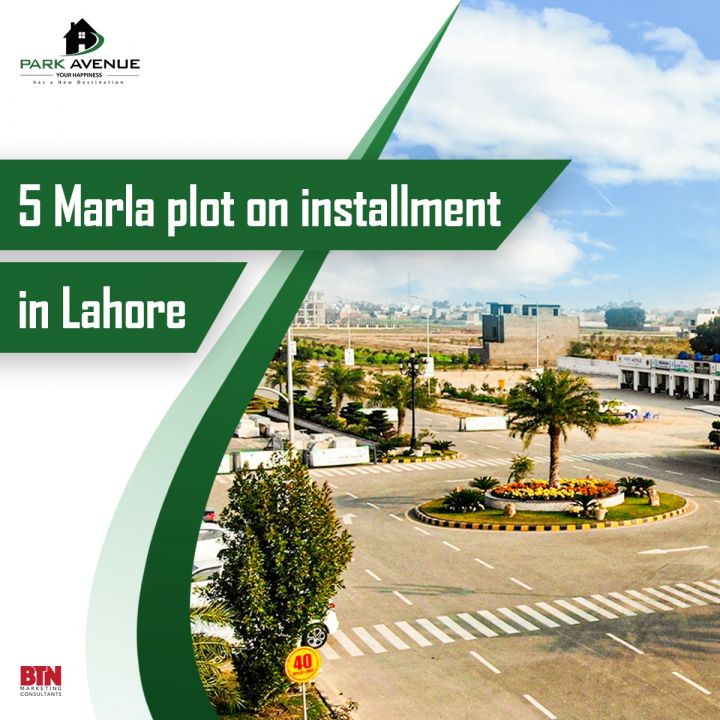 Marla Plot For Sale In Lahore On Installments Park Avenue Housing Scheme